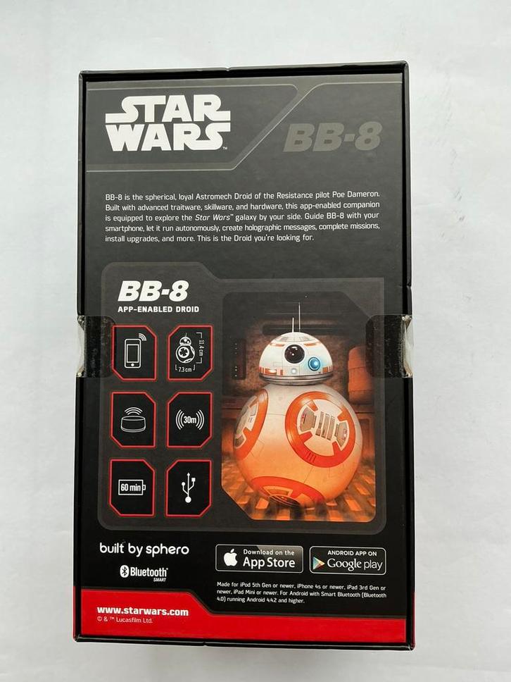 Star Wars BB-8 Sphero RC robot Nieuw, Verzamelen, Star Wars, Nieuw, Actiefiguurtje, Ophalen of Verzenden