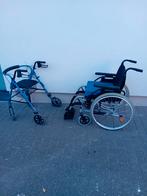 Onberispelijke rolstoel en rollator met remmen de t, Diversen, Rolstoelen, Ophalen, Zo goed als nieuw