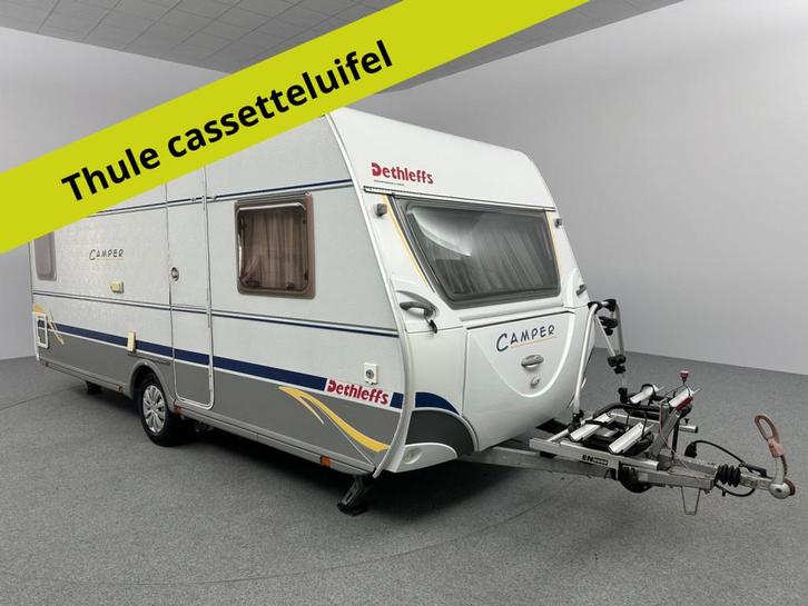 Dethleffs Camper 510 DB Cassetteluifel Mover INCL. STALLING, Caravans en Kamperen, Caravans, tot en met 4, Rondzit, Dethleffs
