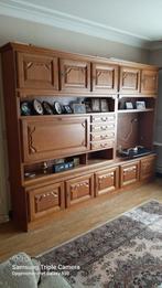 Mooie massief eiken wandkast., Huis en Inrichting, Ophalen, Gebruikt
