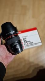 Canon EF 35mm F/1.4 L USM top staat!, Ophalen, Zo goed als nieuw