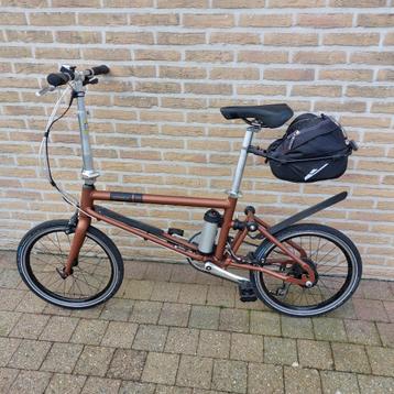 Plooifiets elektrisch, Fietsen en Brommers, Fietsen | Vouwfietsen, Ophalen, Zo goed als nieuw, Totaal opvouwbaar