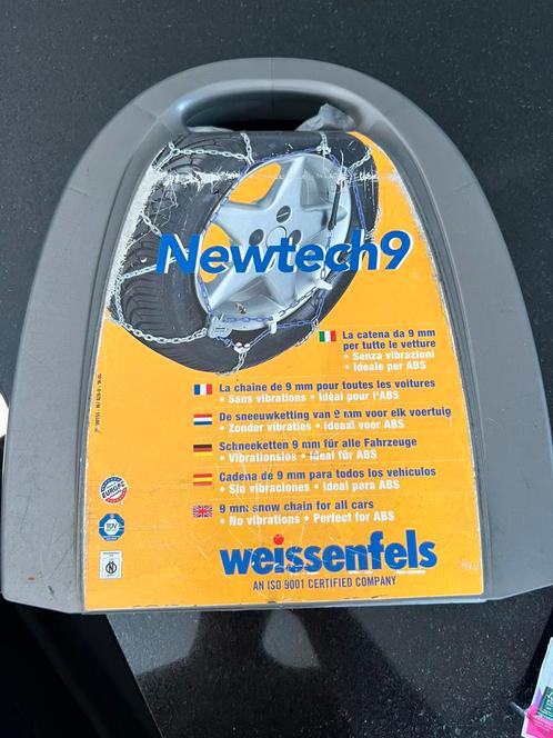 Sneeuwkettingen Weissenfels Newtech 9 mm, Auto diversen, Sneeuwkettingen, Zo goed als nieuw, Ophalen