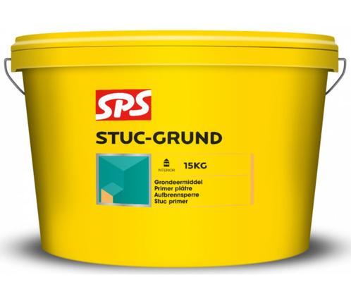 SPS Stuc Grund 15 kg Primer (x5stuks) Nieuw!!!, Doe-het-zelf en Bouw, Schildersmaterialen, Nieuw, Overige typen, Ophalen