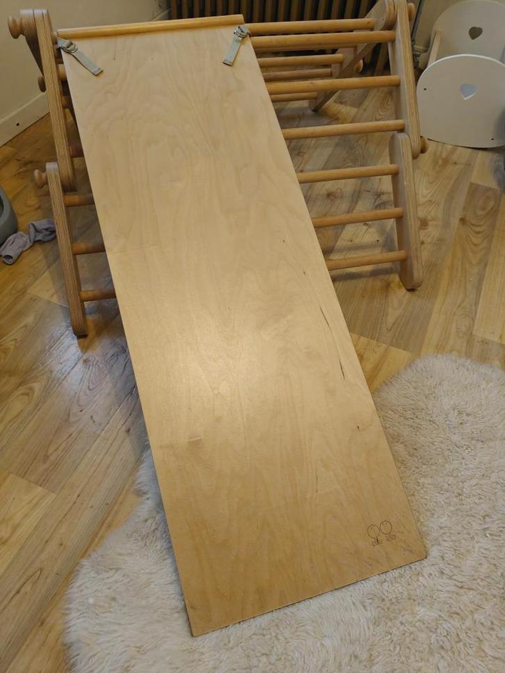 Klimrek met glijbaan ette tete, Kinderen en Baby's, Speelgoed | Houten speelgoed, Gebruikt, Overige typen, Ophalen