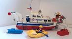 Playmobil 3941 Reddingsboot met figuren, Kinderen en Baby's, Speelgoed | Playmobil, Ophalen of Verzenden, Zo goed als nieuw, Complete set