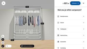 IKEA PAX Kledingkast | 200x58x236 cm | GRATIS LEVERING beschikbaar voor biedingen