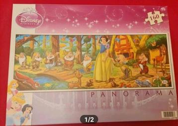 Puzzel disney :  prinses  / panorama / 160 stukken  beschikbaar voor biedingen