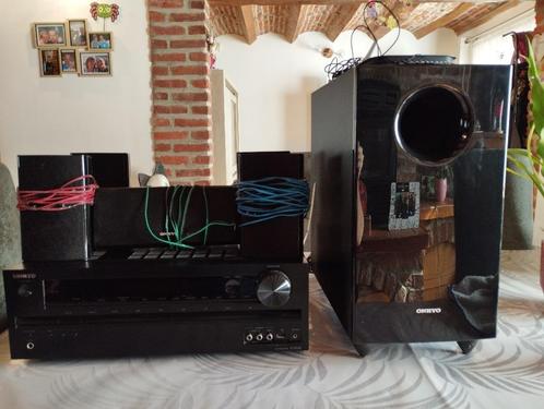 Home Cinéma Onkyo, Audio, Tv en Foto, Home Cinema-sets, Gebruikt, Overige spelers, 5.1-systeem, 70 watt of meer, Overige merken