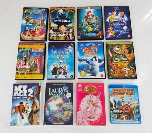 11 DVD’s + 1 Blu-Ray - sprookjes, Cd's en Dvd's, Dvd's | Tekenfilms en Animatie, Zo goed als nieuw, Tekenfilm, Alle leeftijden