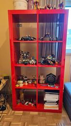 Glanzend rode Kalax kast Ikea, Huis en Inrichting, Kasten | Boekenkasten, Ophalen, Zo goed als nieuw