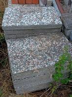 Grindtegels 60x40x5 +/- 40 stuks GRATIS, Tuin en Terras, Ophalen, Gebruikt, 5 tot 10 m², Beton