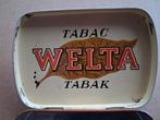 oude tabaksdoos TABAK WELTA, Verzamelen, Ophalen of Verzenden, Gebruikt, Reclamebord