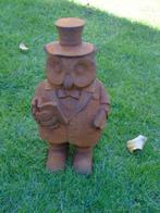 hibou en costume avec un livre en fonte h 32 cm, Enlèvement ou Envoi, Neuf, Métal, Animal
