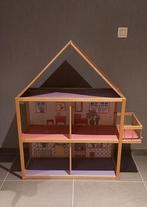 Groot houten poppenhuis, Kinderen en Baby's, Ophalen, Gebruikt, Poppenhuis