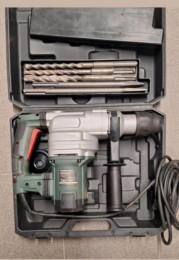 Marteau Perforateur Pro POWERPLUS POWP3030 10 J, Doe-het-zelf en Bouw, Gereedschap | Boormachines, Zo goed als nieuw, Ophalen of Verzenden