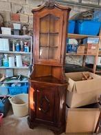 Ancien Meuble de coin h 215cm face 74cm coins 52 cm, Enlèvement