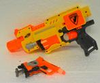 LOT Nerf : N-strike Barricade RV-10 & Nerf Jolt + Cartouches, Enlèvement, Utilisé