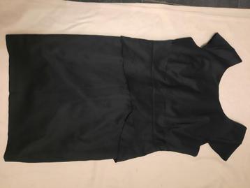 Jacqueline Riu zwarte jurk maat 44 onberispelijke staat rook, Taille 42/44 (L), Enlèvement ou Envoi, Comme neuf, Jacqueline Riu
