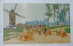 HENRI CASSIERS / LE PAYS DE WAES / CHROMOLITHO / 71x109cm, Ophalen of Verzenden