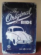 Plaque en métal vintage "VW Beetle", Maison & Meubles, Accessoires pour la Maison | Décorations murale, Utilisé, Enlèvement ou Envoi