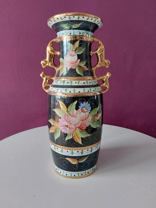 Hubert Bequet - Vase - corfou - Céramique - Barbotine Belge, Antiquités & Art, Antiquités | Vases, Enlèvement ou Envoi