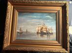 Tableau ancien à l’huile vintage, Antiquités & Art, Enlèvement ou Envoi