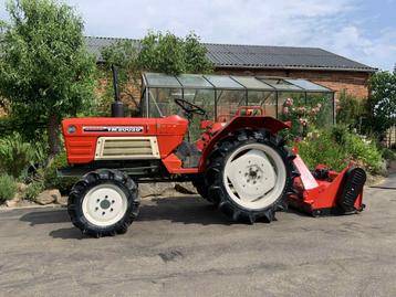 MINITRACTOR YANMAR 2002 20PK MET NIEUWE KLEPELMAAIER beschikbaar voor biedingen