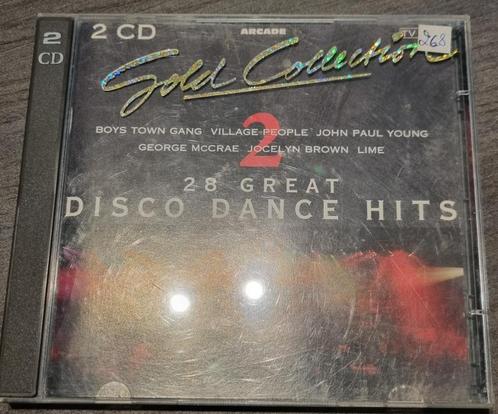 Gold collection - 28 great disco dance hits (2 CD's), Cd's en Dvd's, Cd's | Verzamelalbums, Zo goed als nieuw, Overige genres