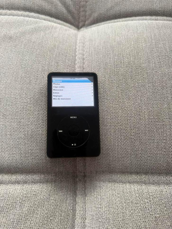 ipod classic 30gb 5ème génération noir, Audio, Tv en Foto, Mp3-spelers | Apple iPod, Gebruikt, Classic, 20 tot 40 GB, Zwart, Met radio