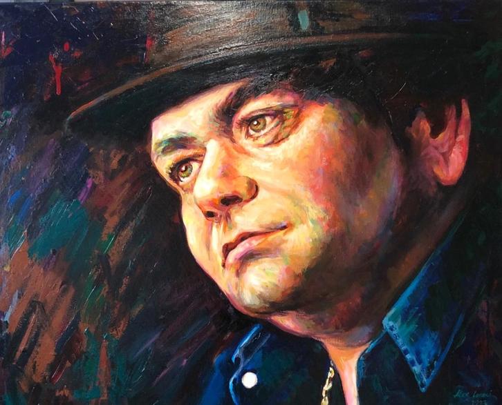 Alex L- André Hazes- Handgeschilderd (100%)- Origineel, Antiek en Kunst, Kunst | Schilderijen | Modern, Ophalen of Verzenden