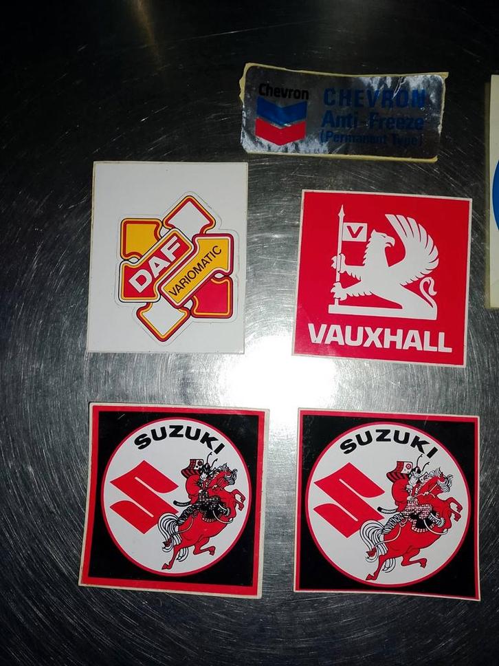 stickers voor auto's, Verzamelen, Stickers, Gebruikt, Auto of Motor, Ophalen of Verzenden