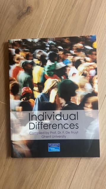 individual differences beschikbaar voor biedingen