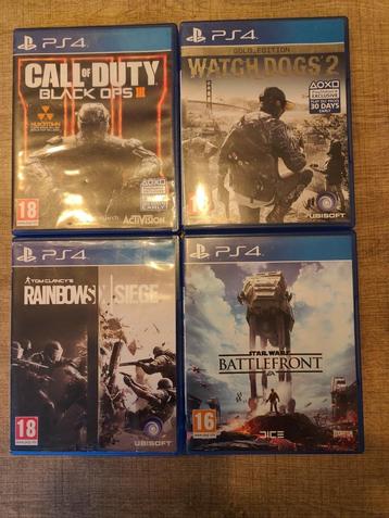 WII spellen, Ps4 spellen beschikbaar voor biedingen