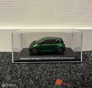 Miniatuur Renault Twingo e-tech electric prototype 1/43 beschikbaar voor biedingen