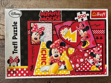 Minnie Mouse Trefl puzzel - 500 stukjes beschikbaar voor biedingen