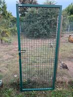 Bekaert poort groen, Tuin en Terras, Ophalen, Gebruikt, Gaashekwerk, Overige materialen