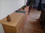 Eiken kast + tafel, Huis en Inrichting, Ophalen