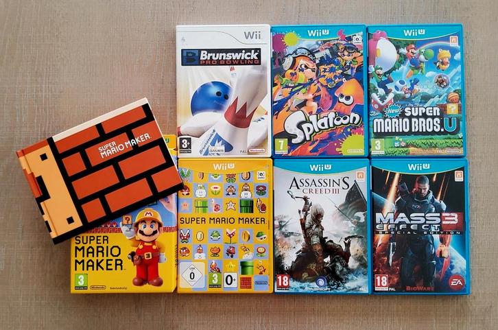 Wii U games, Games en Spelcomputers, Games | Nintendo Wii U, Zo goed als nieuw, Ophalen