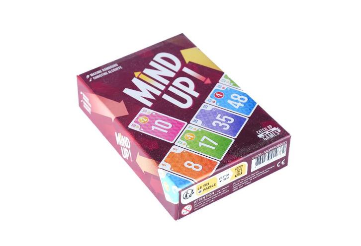 Mind Up! — Strategisch kaartspel, Hobby en Vrije tijd, Gezelschapsspellen | Kaartspellen, Zo goed als nieuw, Drie of vier spelers