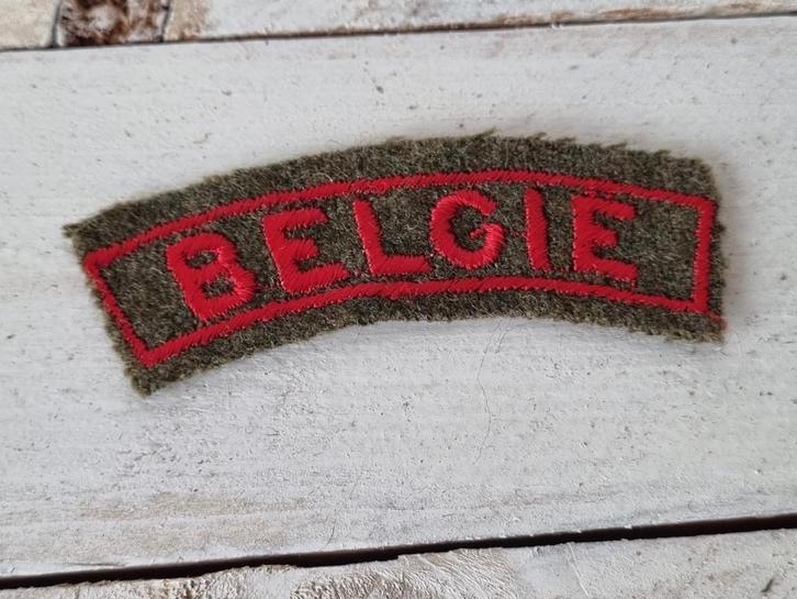 Free Belgian Forces - België Title WW2, Verzamelen, Militaria | Tweede Wereldoorlog, Landmacht, Embleem of Badge, Ophalen of Verzenden
