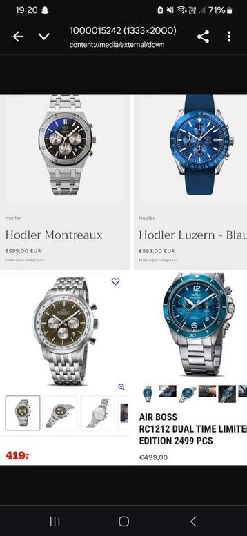 Horloges ZO GOED ALS NIEUW ! beschikbaar voor biedingen