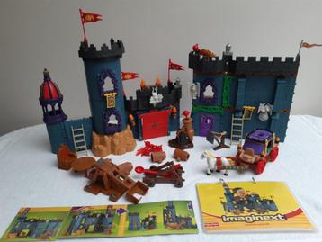 Imaginext ridderkasteel + heel veel extra's playmobil beschikbaar voor biedingen