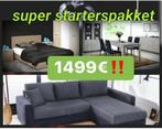 #SUPER #STARTERS #PAKKET #WOONSET #MEUBELEN #MEUBELS NU 999€, Huis en Inrichting, Ophalen of Verzenden