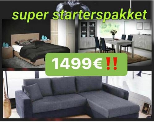 #SUPER #STARTERS #PAKKET #WOONSET #MEUBELEN #MEUBELS NU 999€, Huis en Inrichting, Complete inboedels, Ophalen of Verzenden