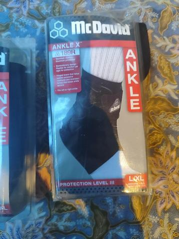 2 bandages de soutien pour la cheville Mc David L/XL, Enlèvement ou Envoi, Comme neuf