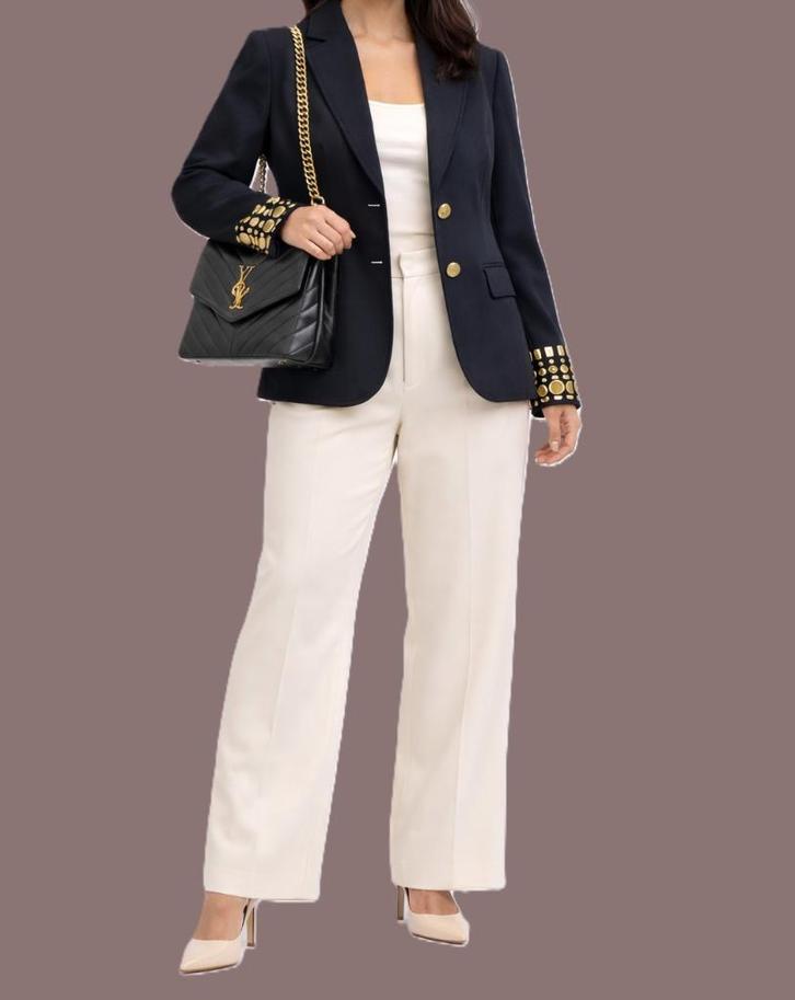 Roccobarocco blazer maat 40/42, Kleding | Dames, Jasjes, Kostuums en Pakken, Zo goed als nieuw, Jasje, Maat 42/44 (L), Zwart, Ophalen of Verzenden