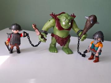 Playmobil 6004 - Set Troll géant et nains, Enlèvement ou Envoi, Comme neuf
