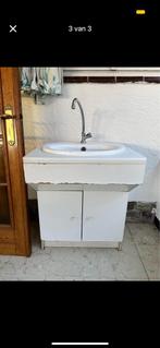 Lavabo met kast, Doe-het-zelf en Bouw, Ophalen, Gebruikt, Wastafel