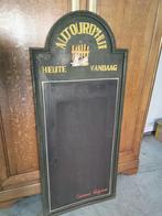 Hoog antieke krijtbord met dalmaiers erop H 162cm B 70, Antiek en Kunst, Ophalen